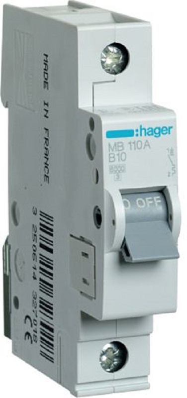 Выключатель автоматический Hager 1п 50A C 4.5кА 